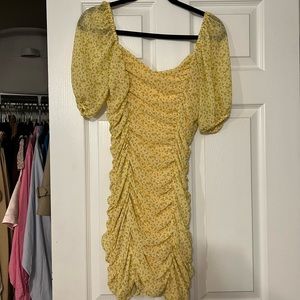 Yellow Mini dress